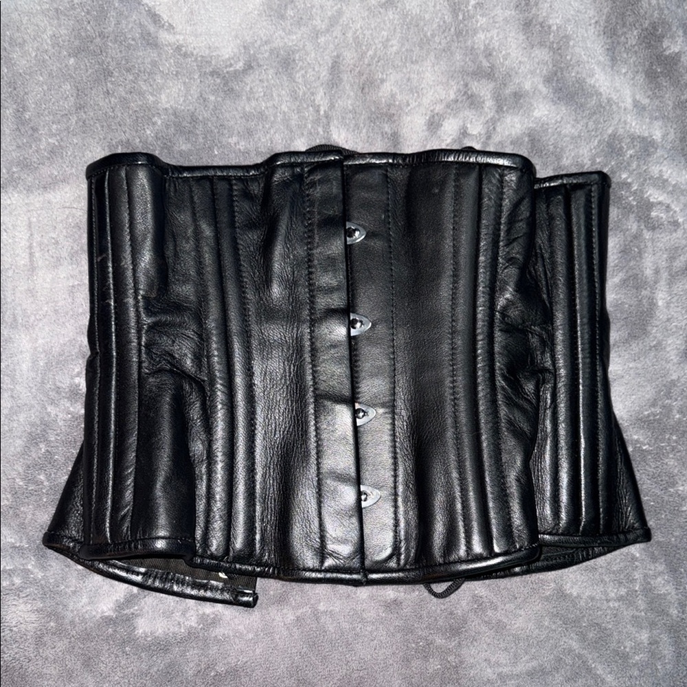 Orchard Corset Genuine Lambskin Leather Corset